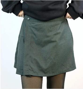 Pinstripes Mini Skirt